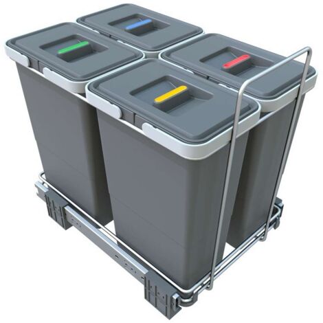 Elletipi Ecofil - Cestino integrato, diviso, 32 l PF01 34B3