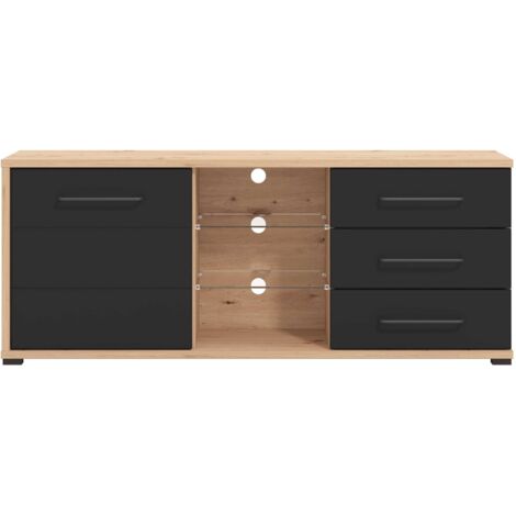 ELLIE - porta tv un anta tre cassetti moderno minimal in legno