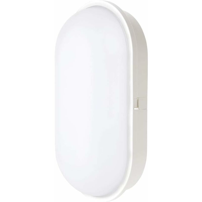 

Lámpara de partición elíptica, aplique de pared para techo, accesorio de iluminación, 20W 3000K 1600LM IP65, para interiores y exteriores - Blanco