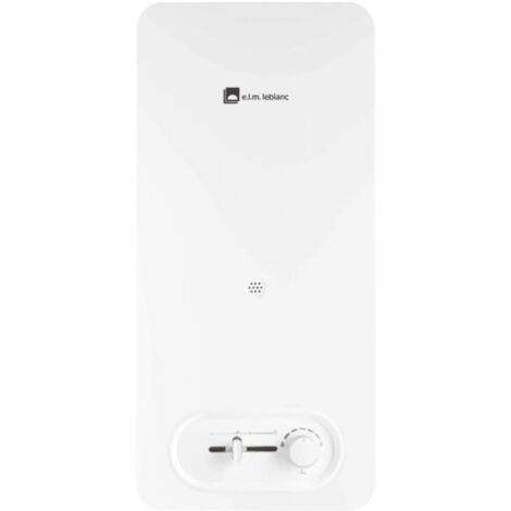 Elm Leblanc – Chauffe-eau gaz instantané 10 l/min – Butane/Propane – Débit 10 l/min – Classe A – Installation professionnelle recommandée - LC10-4