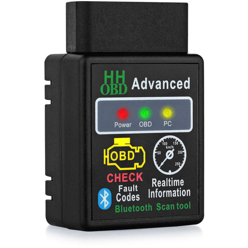 

Happyshopping - ELM327 V2.1 OBDII Car Auto BT Herramienta de diagnostico Escaner de interfaz para Android Check Engine Instrument
