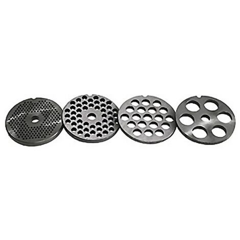 ELMA placa maquina picar n.5 6mm 29 ojos , Placa para máquina de picar del Nº5. 23.05.6Con 29 agujeros de 6mm de diámetroAcero carbono