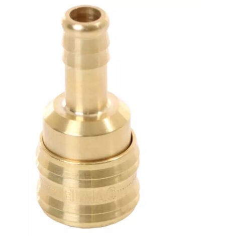 Elmag 42317 Messing Kupplung mit Schlauchtülle 10 mm
