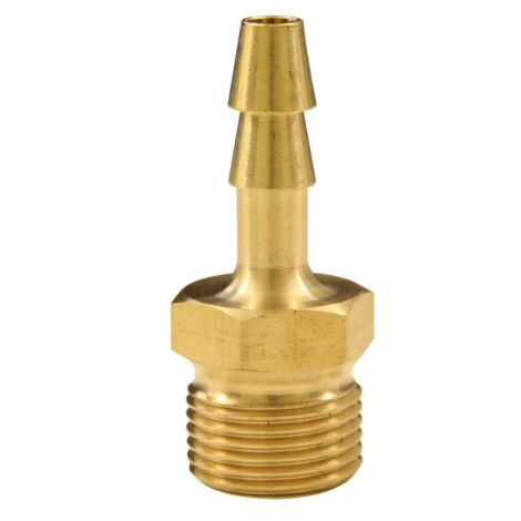 Elmag 42354 Messing Schlauchtülle mit Außengewinde Ag 3/8'', 6 Mm