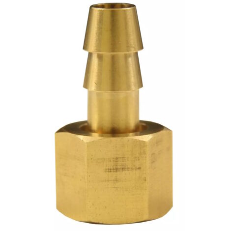 Elmag 42360 Messing Schlauchtülle mit Überwurfmutter Ig 1/4'', 6 Mm