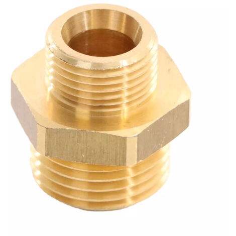 Elmag 42390 Messing Doppelnippel Ag 3/8'' X Ag 1/2''