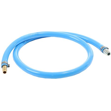 ELMAG Antivibrations-Schlauch 10x15 / 1 m, mit Schlauchtülle Stahl AG 1/4 und Stecktülle