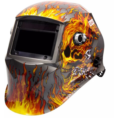 ELMAG Automatik-Kopfschweißschirm Design 'FLAME' (56384)