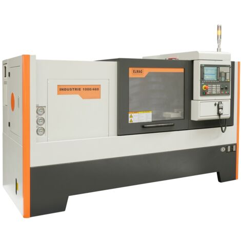 ELMAG CNC Drehmaschine INDUSTRIE 1000/460, inkl. Hydraulik-Drehfutter und Hydraulik-Reitstock