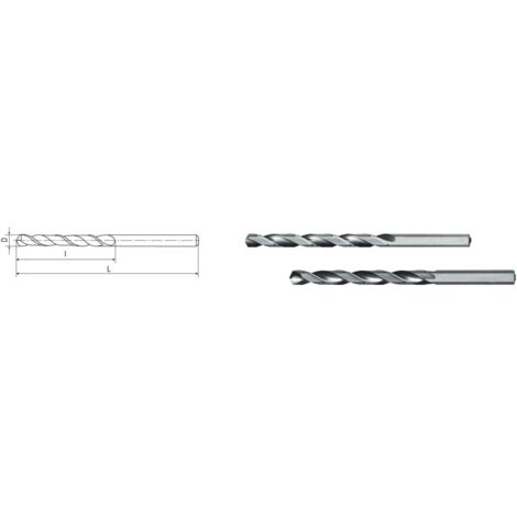 ELMAG HSS-Spiralbohrer DIN 340, Ø 6, 139 mm lang