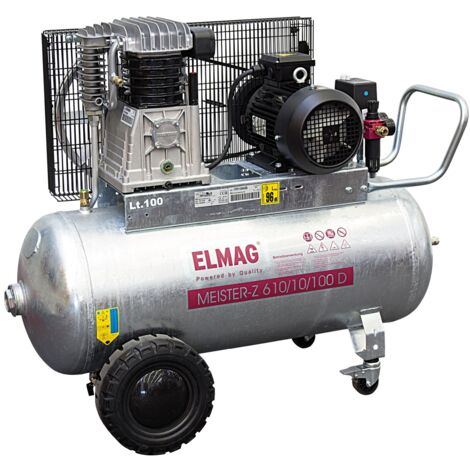 ELMAG Kompressor MEISTER-Z verzinkt 610/10/100 D