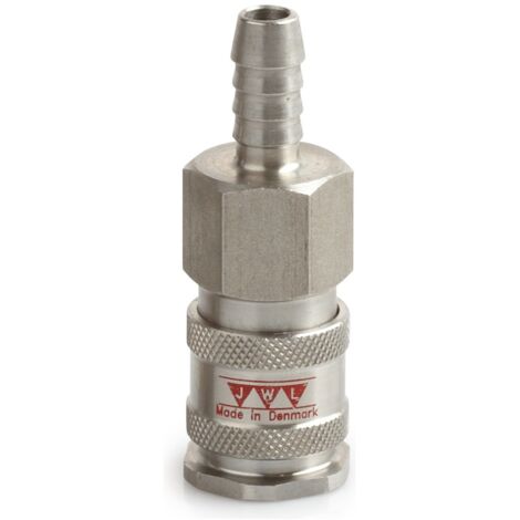 ELMAG Kupplung Edelstahl 316 JWL Serie 540 DN 7,8, mit Schlauchtülle 10 mm