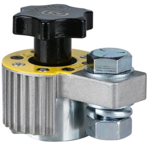 ELMAG MAGSWITCH Magnet-Polklemme 300 A., ON/OFF schaltbar, lxbxh 104x67x155mm, Haltekraft 40 kg