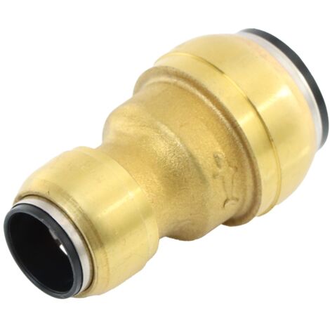 ELMAG Reduzier-Steckverbinder Messing SharkBite für Rohr 22 mm auf 15 mm