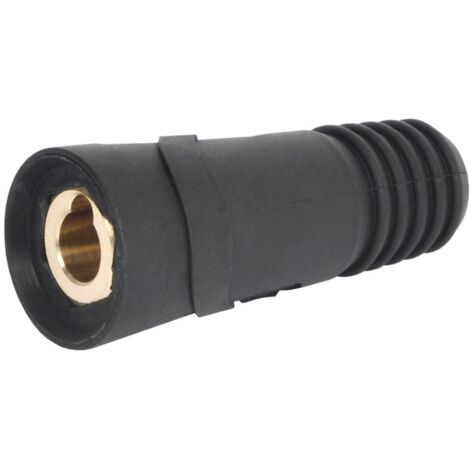 ELMAG SK-Buchse/Kupplung, schwarz, 10/16/25 mm2, für Zapfen-Ø 9 mm, 60% ED @ 200A