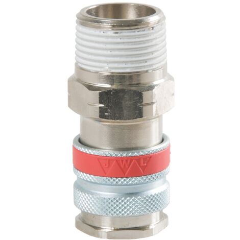 ELMAG Stahlkupplung JWL Serie 600, DN 10, AG 3/8, kompatibel zu Serie 27/1700