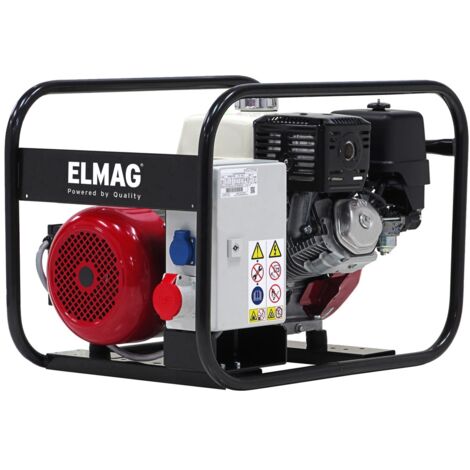 ELMAG Stromerzeuger SEB 8054WD-AVR-IP54-DGUV-B, mit HONDA-Motor GX390, Ausführung nach DGUV Version B
