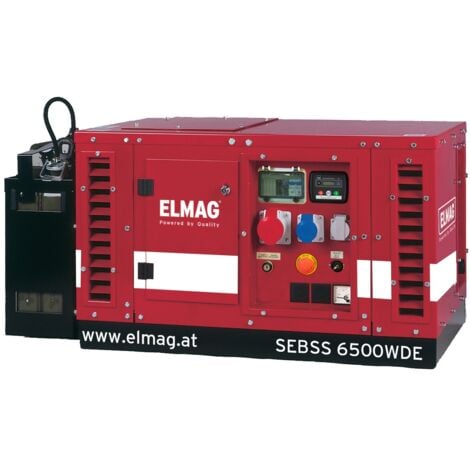 ELMAG Stromerzeuger SEBSS 15000WDE-AVR-DSE3110 mit HONDA-Motor GX690 mit Wechseltank, Elektrostart und AVR-Regelung (super-schallgedämmt)