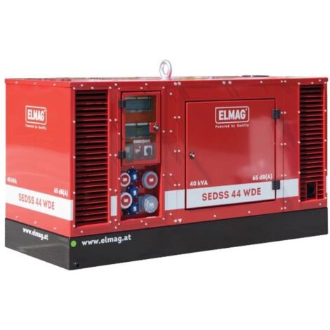 ELMAG Stromerzeuger SEDSS 20WDE-IT/TN - Stage 5, mit KUBOTA-Motor V2203M (super-schallgedämmt)