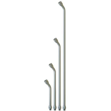 ELMAG Verlängerung gebogen, 300 mm (Alu eloxiert), Innen Ø8mm, AG M12x1,25 bzw. IG M12x1,25, Ausblaspistolen