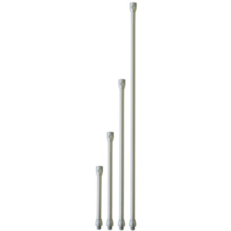 ELMAG Verlängerung gerade, 450 mm (Alu eloxiert), Innen Ø8mm, AG M12x1,25 bzw. IG M12x1,25, Ausblaspistolen