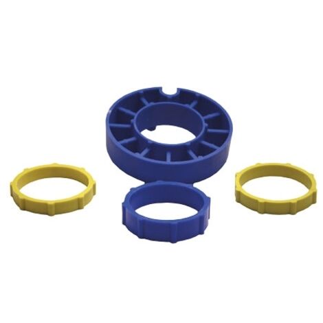 ELMAG Zentrier-Adapter für Kleinspulen 5kg/D=200mm, bestehend aus Bremsring und 3 Distanzringen
