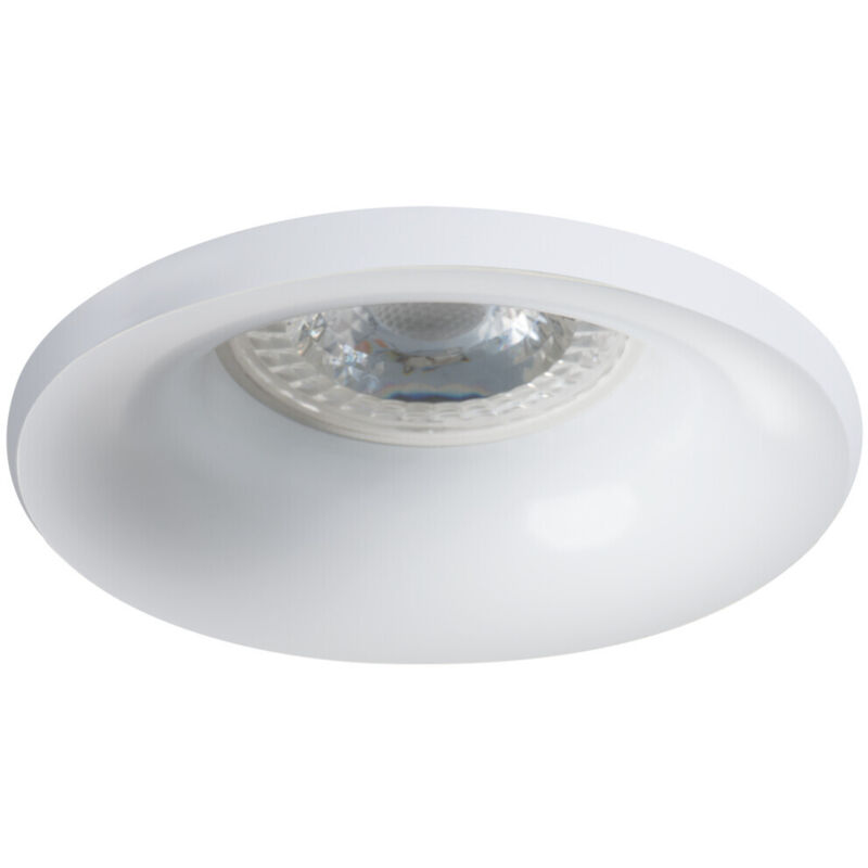 Kanlux - Bague décorative spot encastré - Blanc - Aluminium - Ø98mm elnis s Kanlux - Bague décorative spot encastré - Blanc - Aluminium - Ø98mm elnis s
