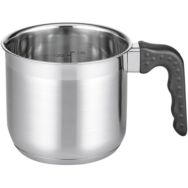 Milchtopf Turmalin Ø14cm Edelstahl