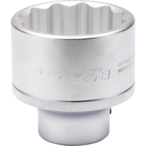 Elora 2.1/4" Bi-Hexagon Socket, 3/4" Drive, Hardened, Tempered, Chrome-Plated, Model 00666