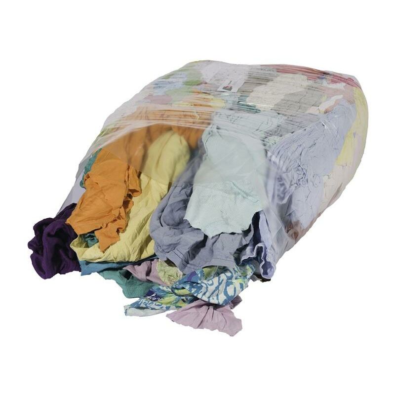 Chiffon de nettoyage tricoté ht coton teinte multicolore claire