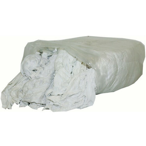 ELOS Panni per la pulizia in jersey di puro cotone bianco WT I