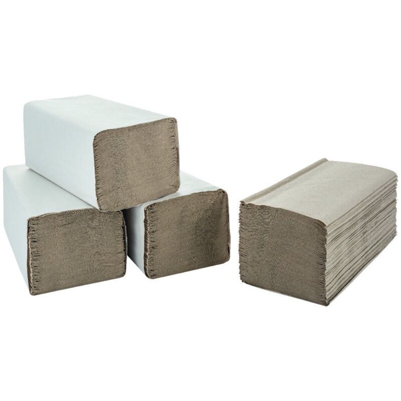 Falthandtücher natur Recyclingpapier 20 Stk