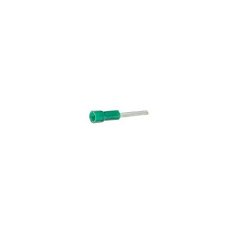 Elpress 400100051 plug-in Preaislado rotondi femmina, 0.25 – 0.75 sezione del driver mm², lunghezza 12 la punta, diametro 1.8, la punta, 100 pacchetto, verde