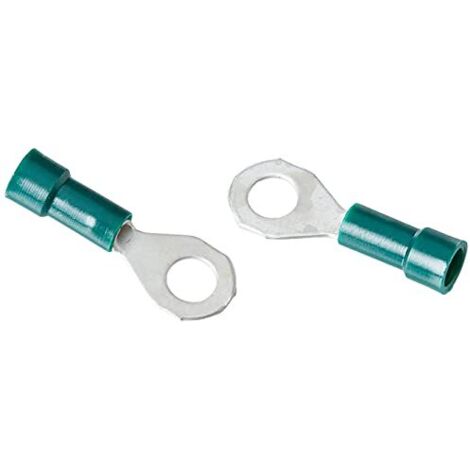 Elpress 400100056 plug-in Preaislado, rotonda, 0.25 – 0.75 sezione del driver mm², 4.3 (m-3) di diametro Embornado, 7.5 larghezza, 100 pacchetto, verde