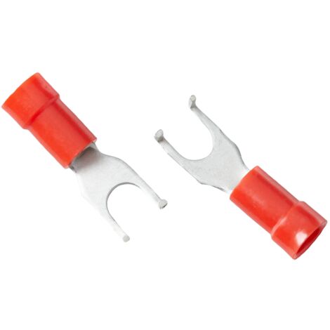 Elpress 400100084 plug-in Preaislado, driver forcelle sezione di punte a 90 °, 0.5 – 1.5 mm², 4.3 (m-4) di diametro Embornado, 7.5 larghezza, 100 pacchetto, rosso