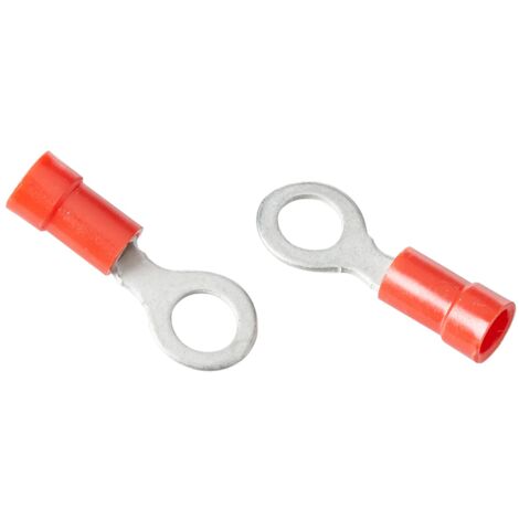 Elpress 400100088 plug-in Preaislado sezione dei driver, rotondo, diametro 0.5 – 1.5 mm², 5.3 (m-5) di larghezza, 100 Embornado, 9 pacchetto, rosso