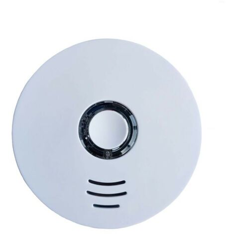 ELRO Détecteur de Fumée Innovant 10 Ans Autonomie Pile Non Remplaçable Capteur Optique Précis 85dB Alarme 3m Protection 40m²