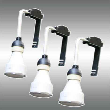 Elro GU7E/3 Kit de 3 bombillas 7W 2700K + 3 alimentadores GU10 230V