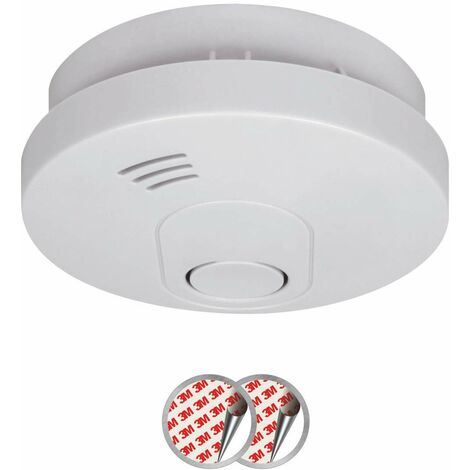 Elro Pro EL-1005 Rilevatore di fumo inclusa batteria con 10 anni di vita, con attacco magnetico a batteria