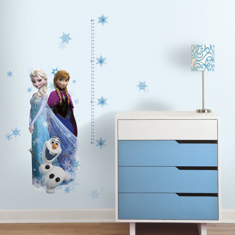 Stickers géant Toise La Reine des Neiges Disney