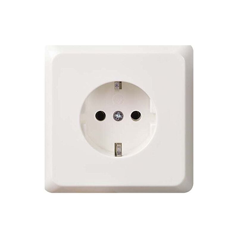 Elso - prise pour support d'appareil à vis 16 a ren, blanc pur, 515024