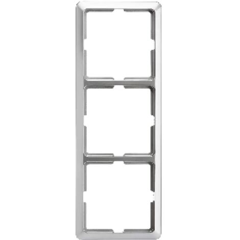 ELSO Rahmen 2043111 3fach SCALA edelstahleffekt