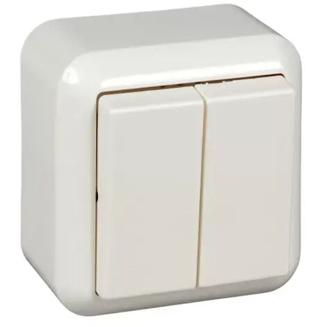 Elso Serienschalter 10A CONTURA Steckklemme reinweiß 381504