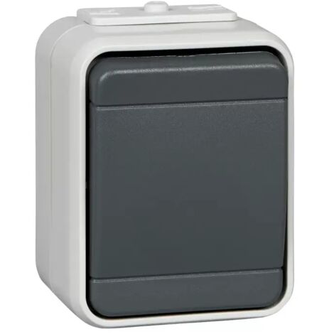 Elso Universal-Schalter 10A AquaTop Schraubklemme licht/basaltgrau 451609