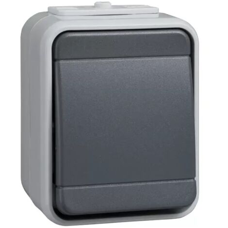 Elso Universaltaster 10A AquaTop Steckklemme licht/basaltgrau 442609