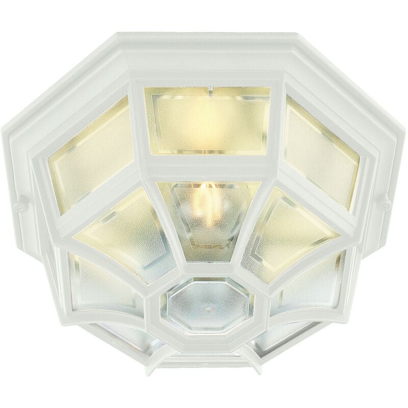 

Elstead - 1 Farolillo de pared para exterior claro Blanco claro IP44, E27