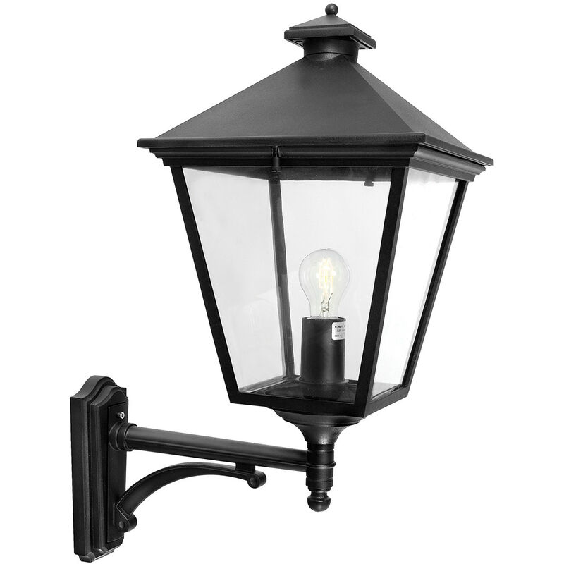 

1 Farolillo de pared para exterior Light Negro IP54, E27 - Elstead