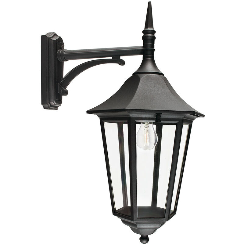 

Elstead - 1 Farolillo de pared para exterior Light Negro IP54, E27