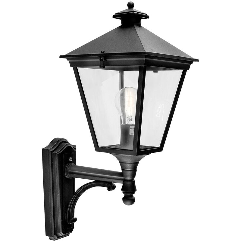 

Elstead - 1 Farolillo de pared para exterior Light Negro IP54, E27
