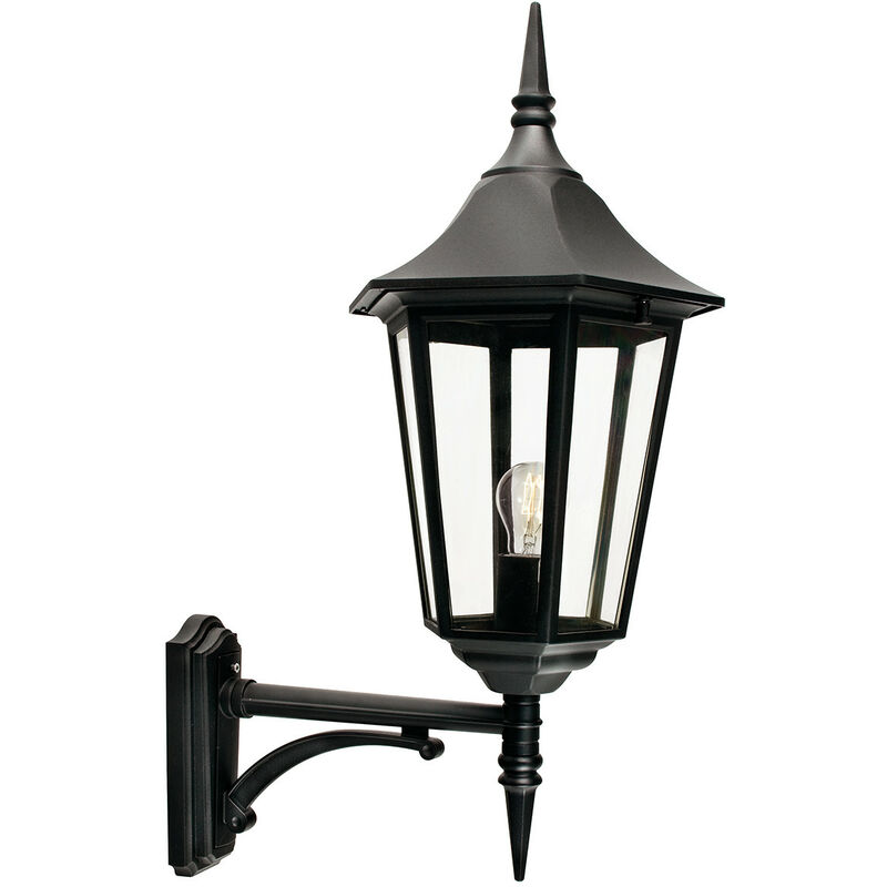 

Elstead - 1 Farolillo de pared para exterior Light Negro IP54, E27